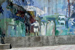 Murales ad Orgosolo in Sardegna